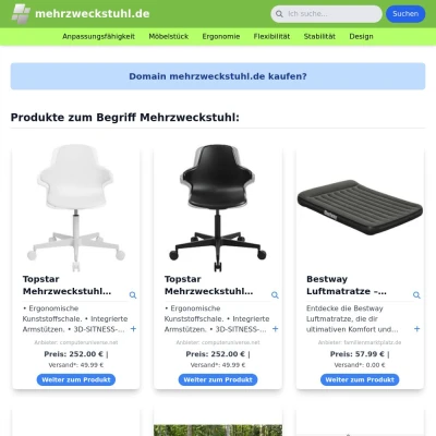 Screenshot mehrzweckstuhl.de