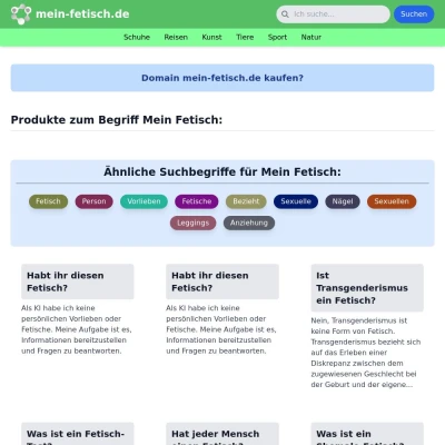 Screenshot mein-fetisch.de