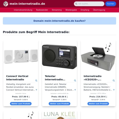 Screenshot mein-internetradio.de