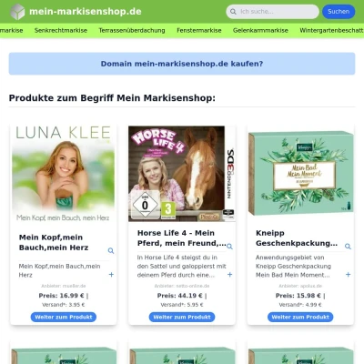 Screenshot mein-markisenshop.de