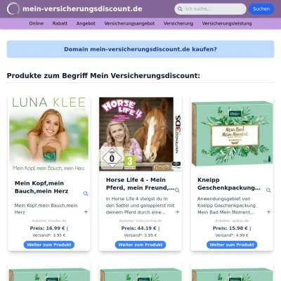 Screenshot mein-versicherungsdiscount.de