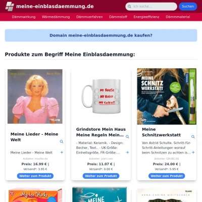 Screenshot meine-einblasdaemmung.de