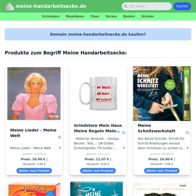 Screenshot meine-handarbeitsecke.de