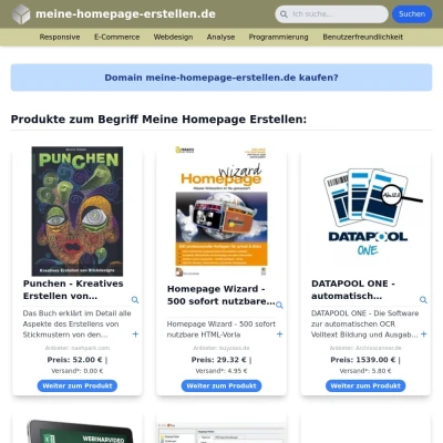 Screenshot meine-homepage-erstellen.de