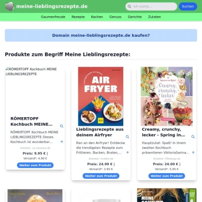 Screenshot meine-lieblingsrezepte.de