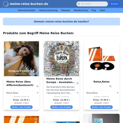 Screenshot meine-reise-buchen.de