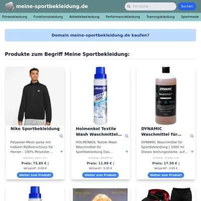 Screenshot meine-sportbekleidung.de