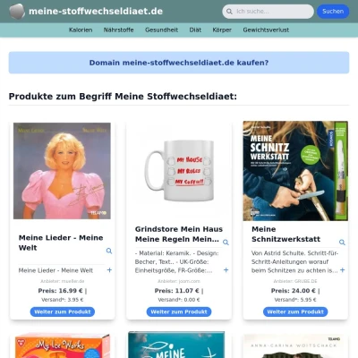 Screenshot meine-stoffwechseldiaet.de