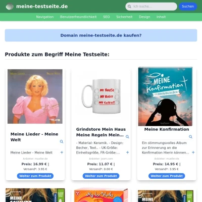 Screenshot meine-testseite.de