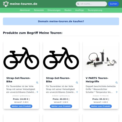 Screenshot meine-touren.de