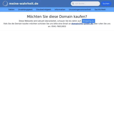 Screenshot meine-wahrheit.de