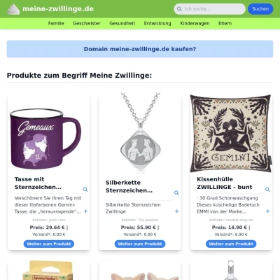 Screenshot meine-zwillinge.de