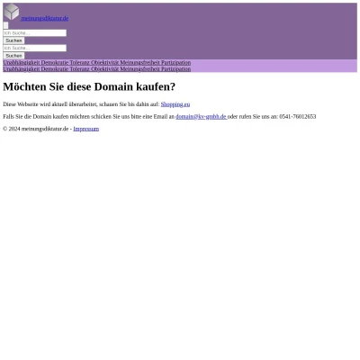 Screenshot meinungsdiktatur.de