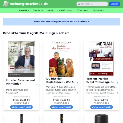 Screenshot meinungsmacher24.de