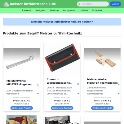 Screenshot meister-luftfahrttechnik.de