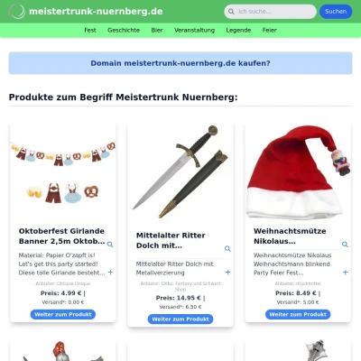 Screenshot meistertrunk-nuernberg.de