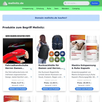 Screenshot mellnitz.de