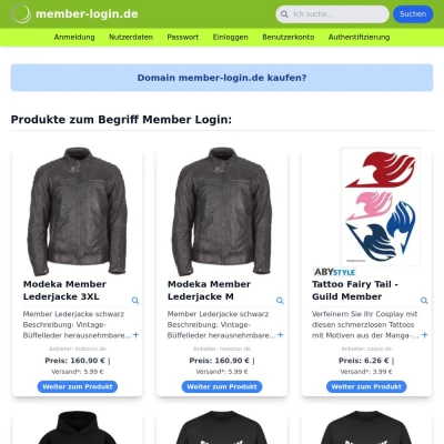 Screenshot member-login.de