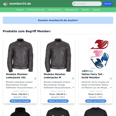 Screenshot member24.de