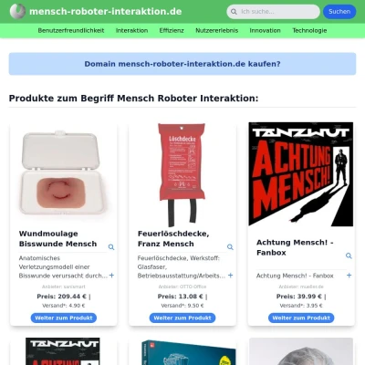 Screenshot mensch-roboter-interaktion.de
