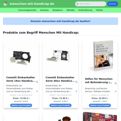 Screenshot menschen-mit-handicap.de