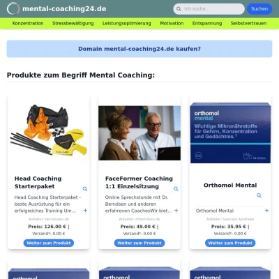 Screenshot mental-coaching24.de