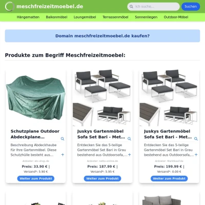 Screenshot meschfreizeitmoebel.de