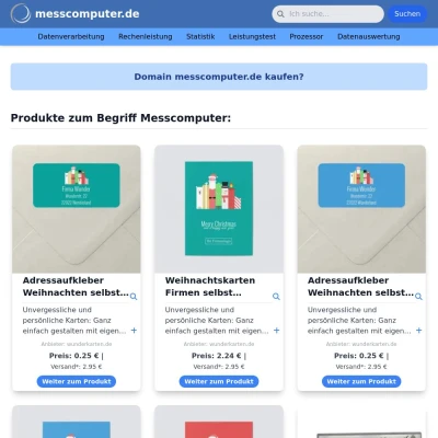 Screenshot messcomputer.de