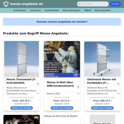 Screenshot messe-angebote.de