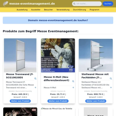 Screenshot messe-eventmanagement.de