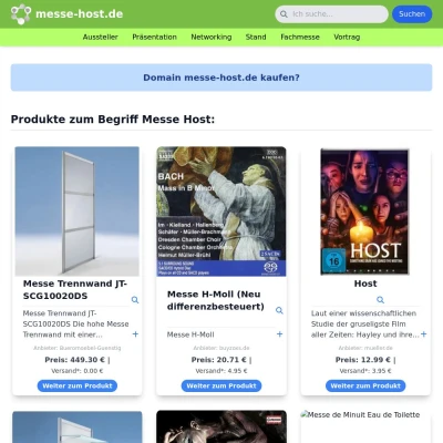 Screenshot messe-host.de