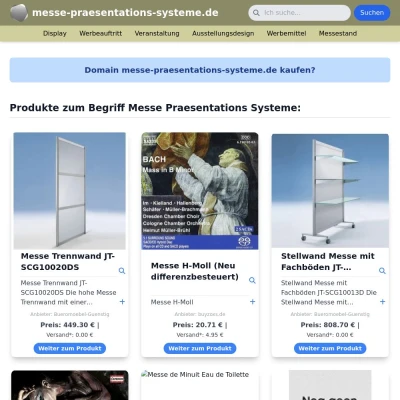 Screenshot messe-praesentations-systeme.de