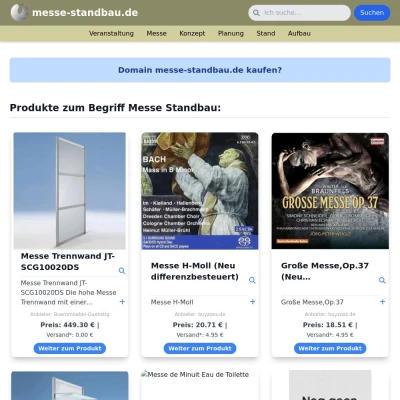 Screenshot messe-standbau.de