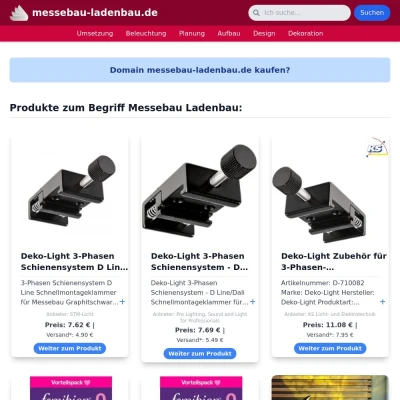 Screenshot messebau-ladenbau.de