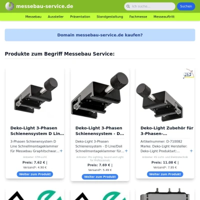 Screenshot messebau-service.de
