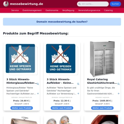 Screenshot messebewirtung.de