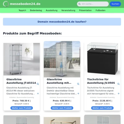 Screenshot messeboden24.de