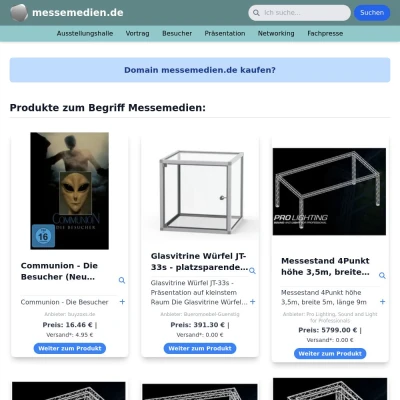 Screenshot messemedien.de