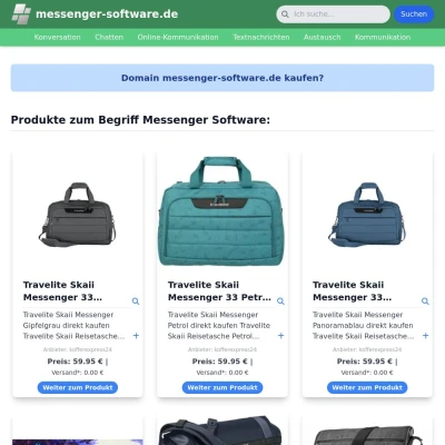 Screenshot messenger-software.de