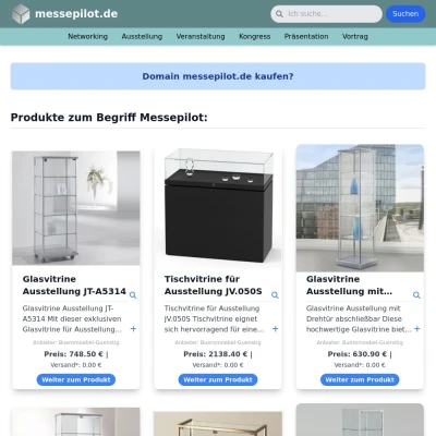 Screenshot messepilot.de