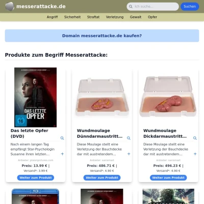 Screenshot messerattacke.de