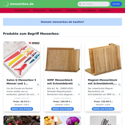 Screenshot messerbox.de