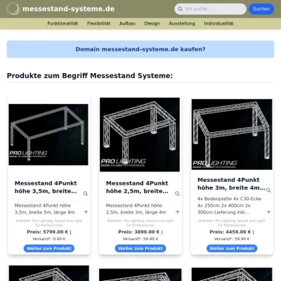 Screenshot messestand-systeme.de