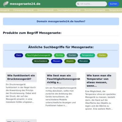 Screenshot messgeraete24.de