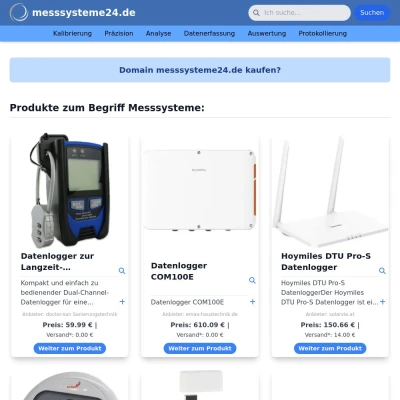 Screenshot messsysteme24.de