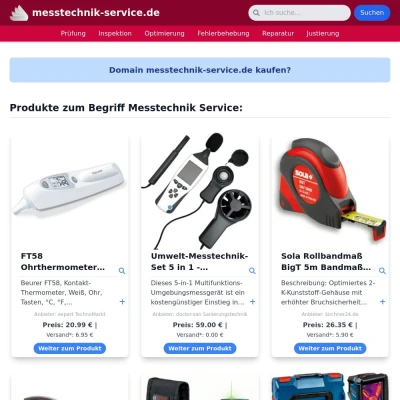 Screenshot messtechnik-service.de