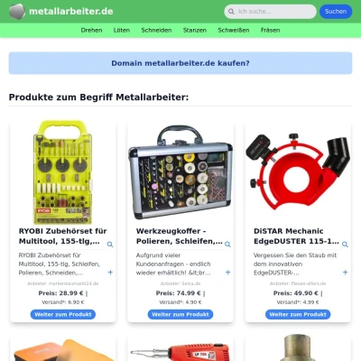 Screenshot metallarbeiter.de