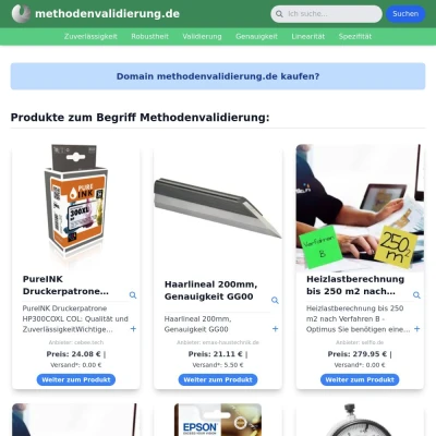 Screenshot methodenvalidierung.de