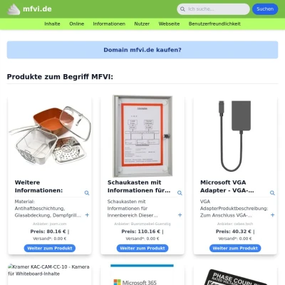 Screenshot mfvi.de