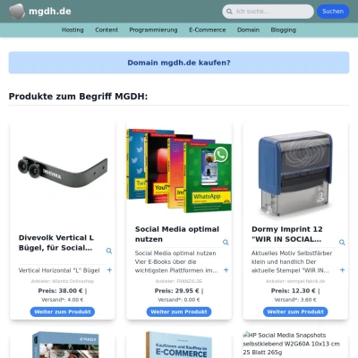 Screenshot mgdh.de